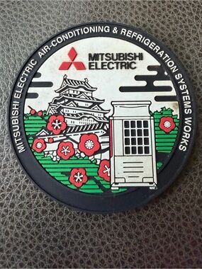 Mitsubishi Rubber Emblem Japanese Scenery silicone decal